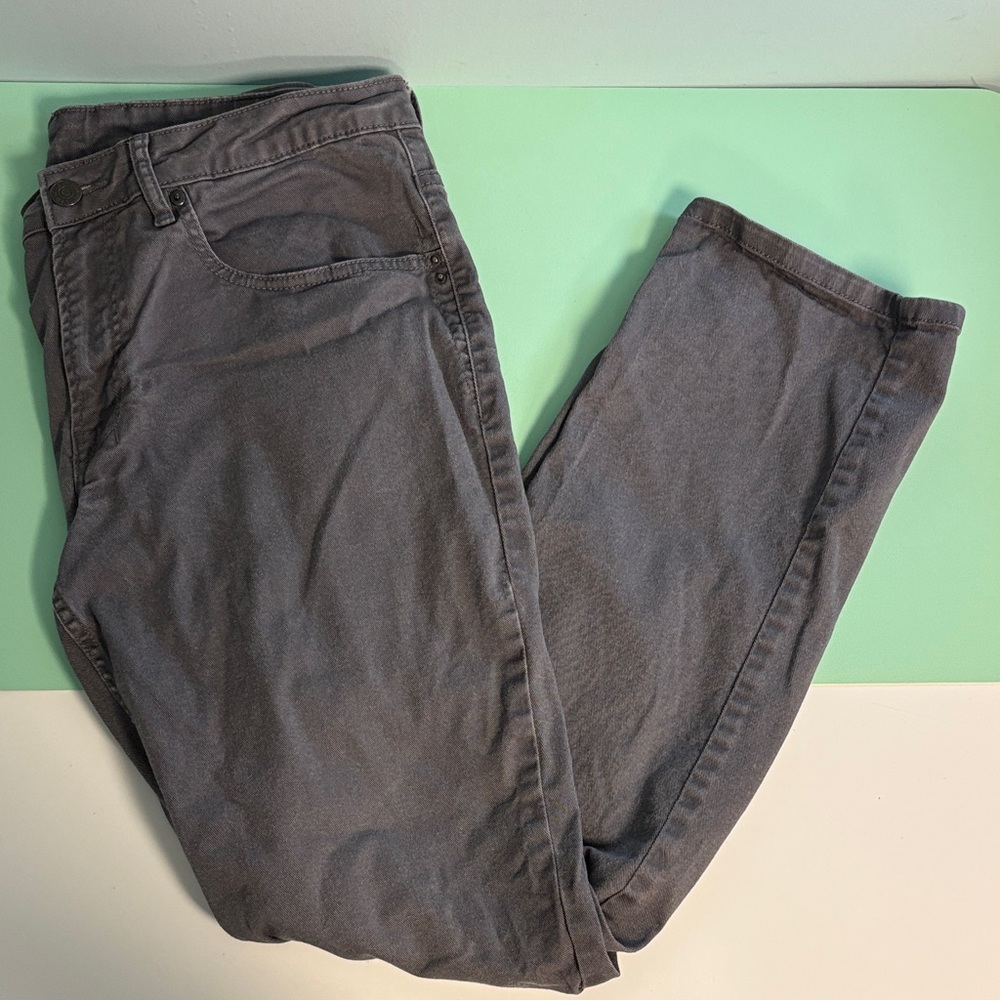 Buffalo David Bitton Charcoal Jeans, Men Jeans Size 34 x 32, Men Dark Jeans
